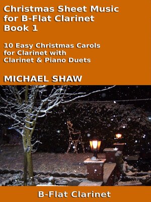 cover image of Christmas Sheet Music for Clarinet--Book 1